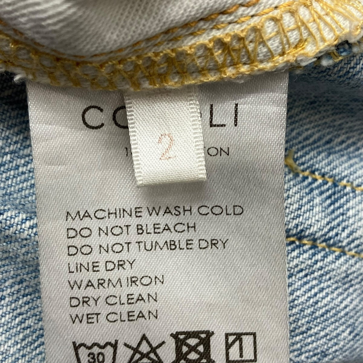 COMOLI(コモリ) 5PデニムパンツU03-03014 U03-03014 インディゴ サイズ