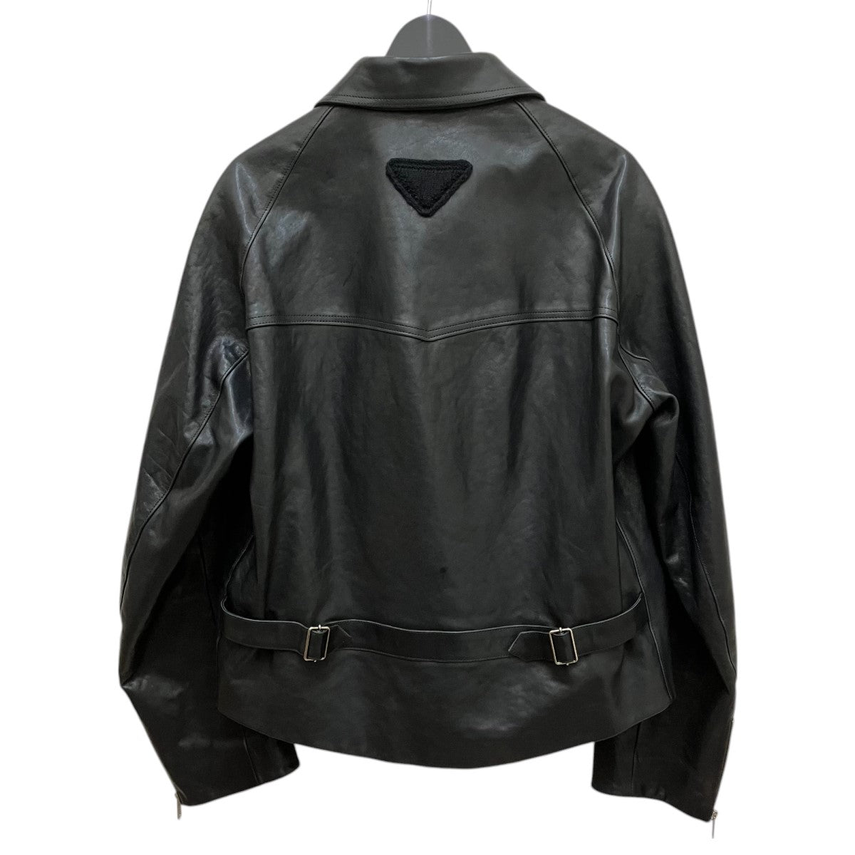 PRADA(プラダ) レザージャケットUPW454 UPW454 ブラック サイズ 50
