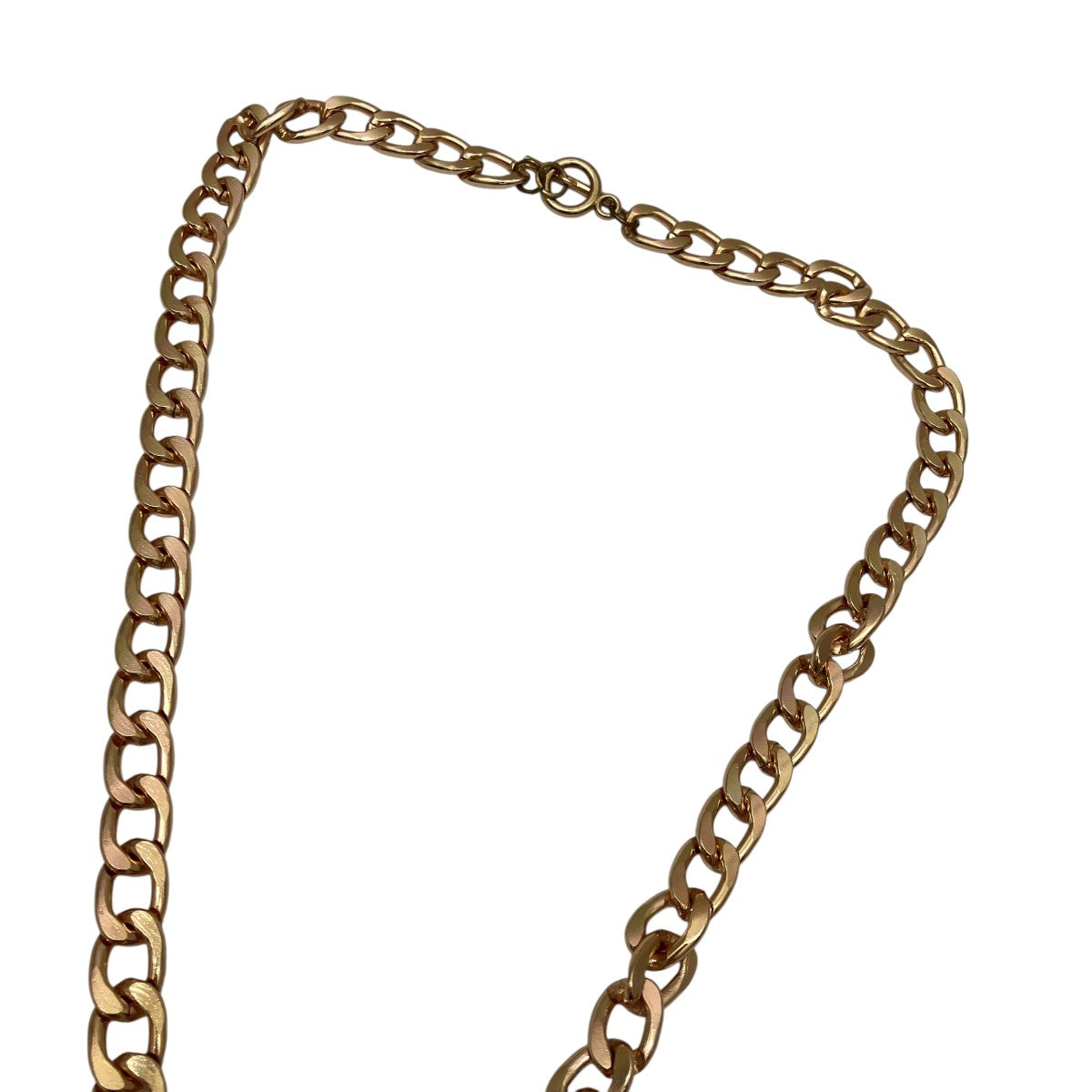 COMME des GARCONS(コムデギャルソン) ロゴネックレス ピンクゴールド