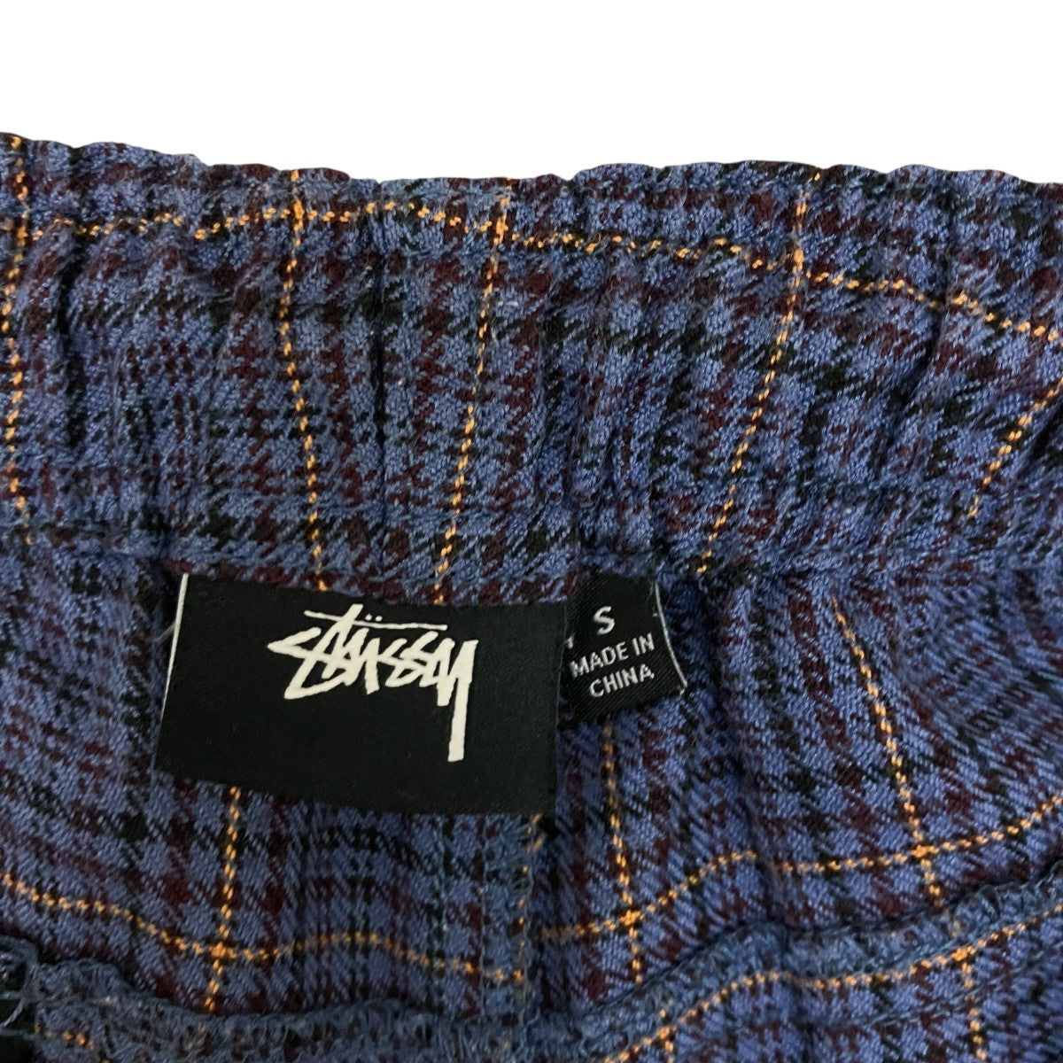 stussy(ステューシー) チェックパンツ ネイビー サイズ S｜【公式