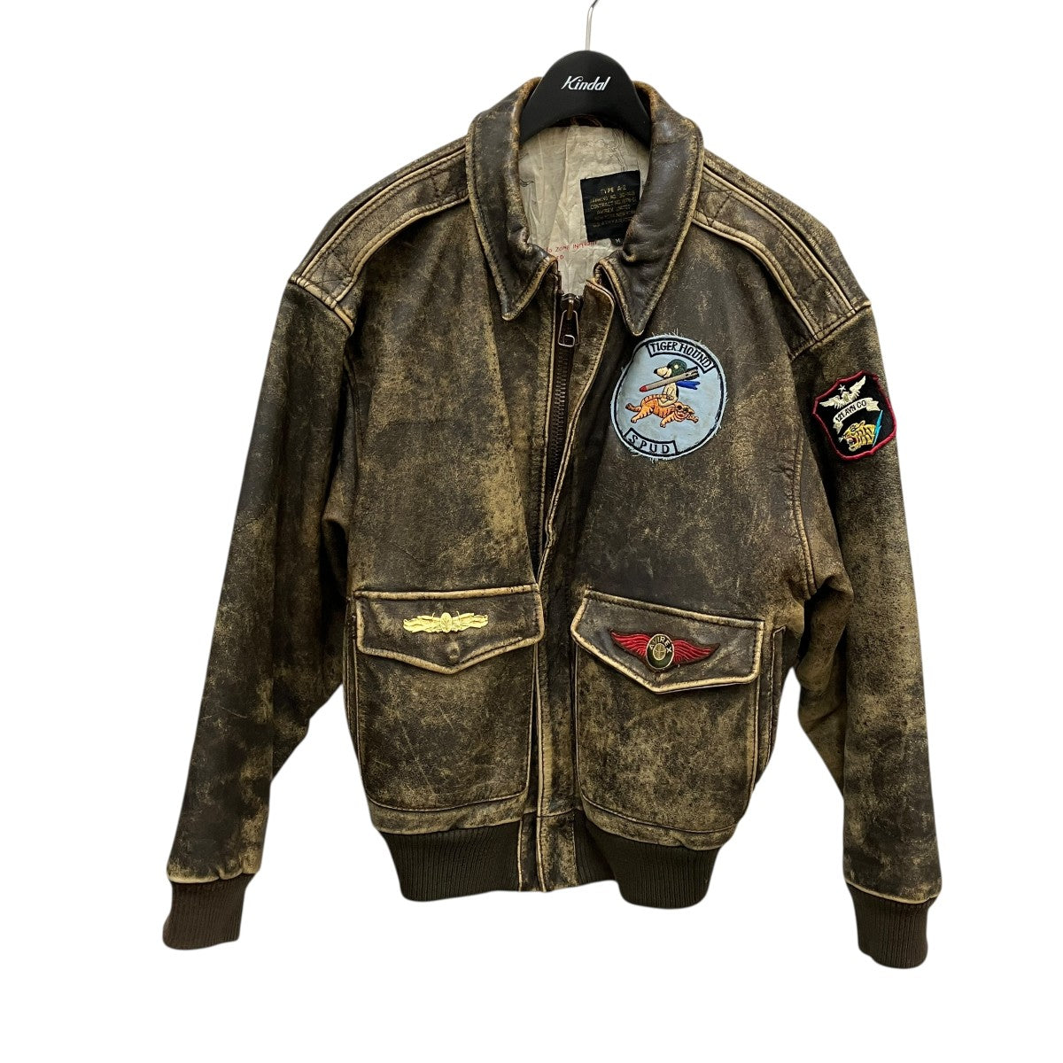 AVIREX(アビレックス) A-2 Vintageレザージャケット ブラウン サイズ M