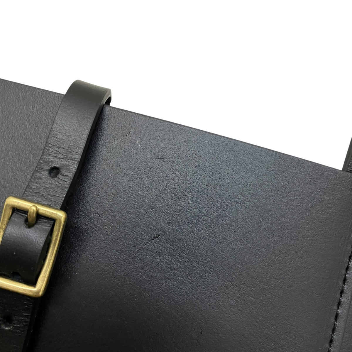 Hender Scheme(エンダースキーマ) レザーショルダーバッグ ブラック