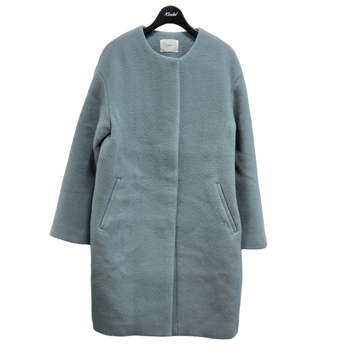 IENA(イエナ) ラムウールノーカラーコート 22AW 22-020-900-5600-3