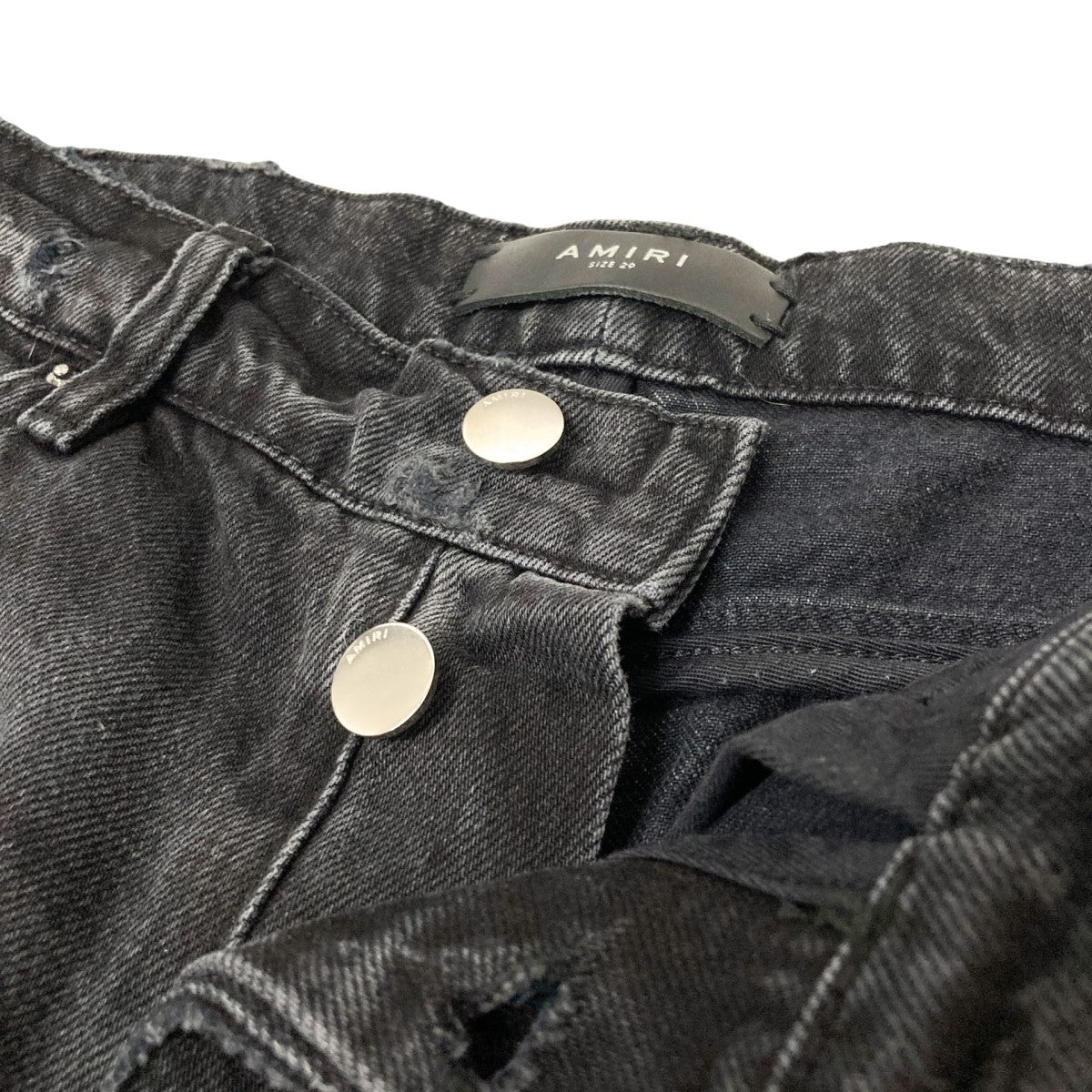 AMIRI(アミリ) ダメージ加工デニムパンツ ブラック サイズ 29｜【公式