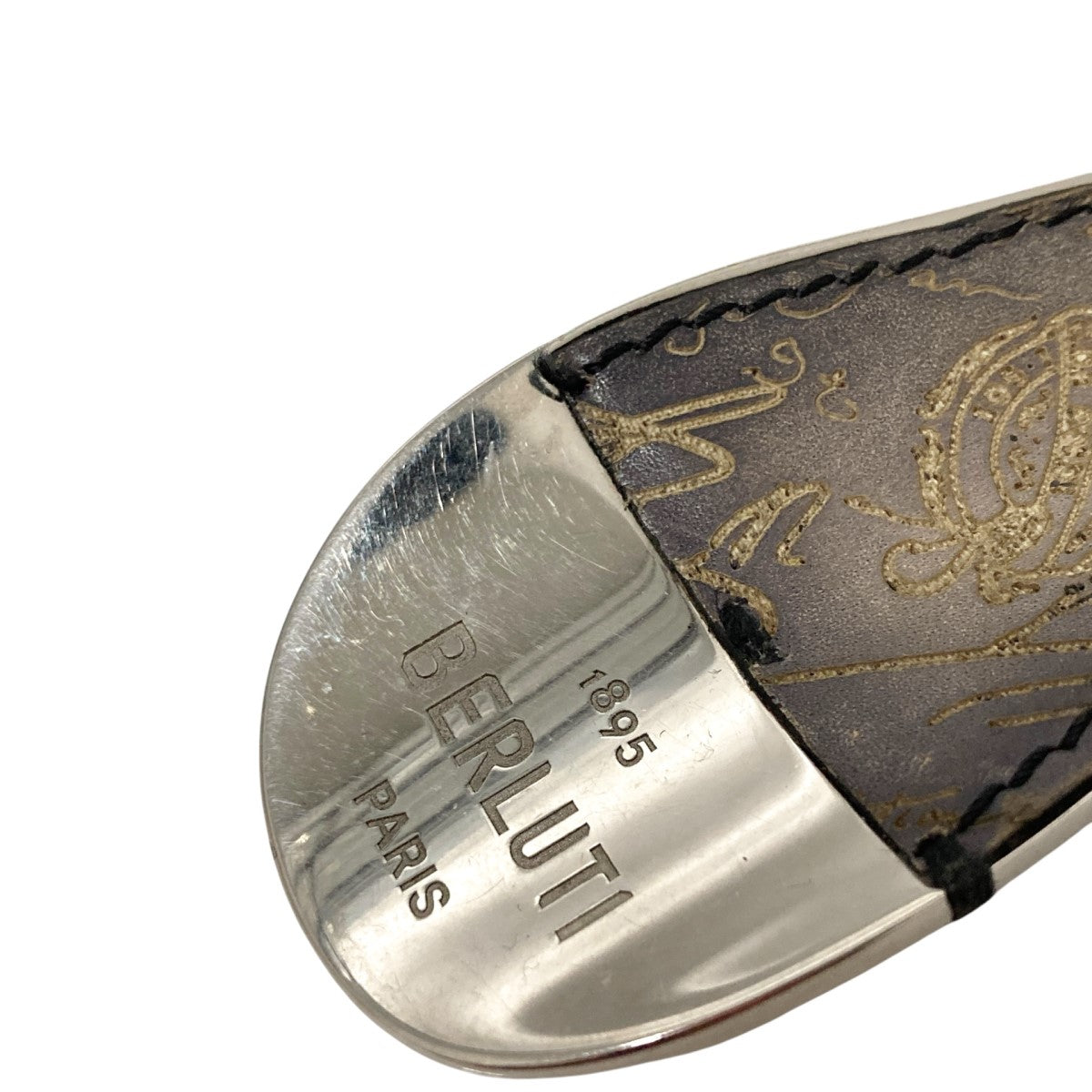 Berluti(ベルルッティ) フルスクリットレザーシューホーンキーリング