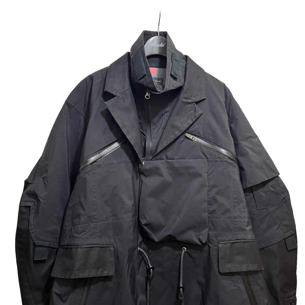 sacai×ACRONYM レイヤー 撥水 ドッキング トレンチコート22-02760M 22