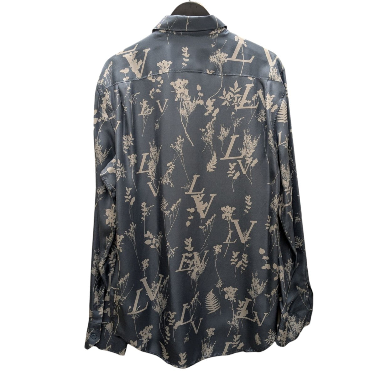 LOUIS VUITTON(ルイヴィトン) LVリーフシルク長袖シャツ RM222Q MD2