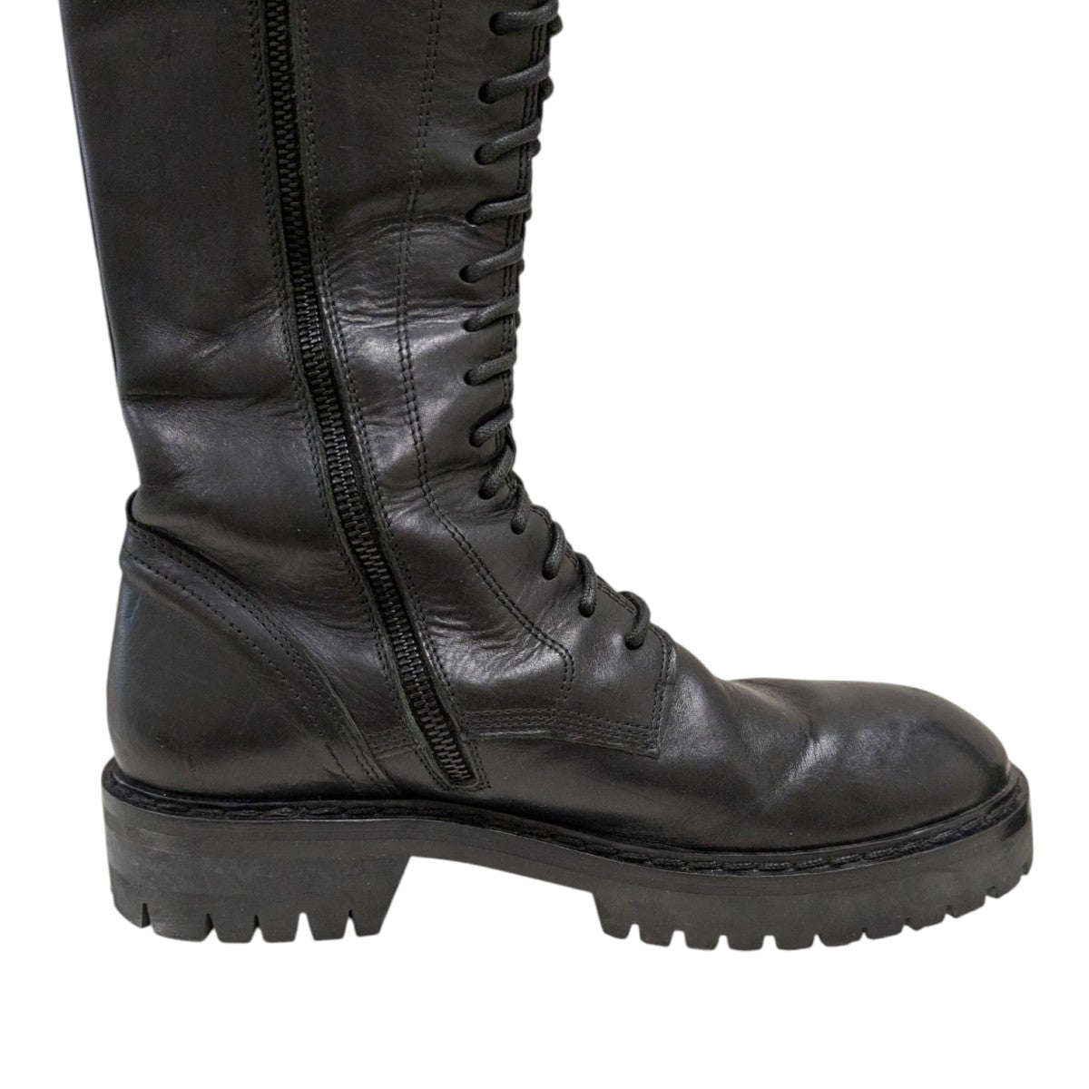 ANN DEMEULEMEESTER(アンドゥムルメステール) レースアップロング