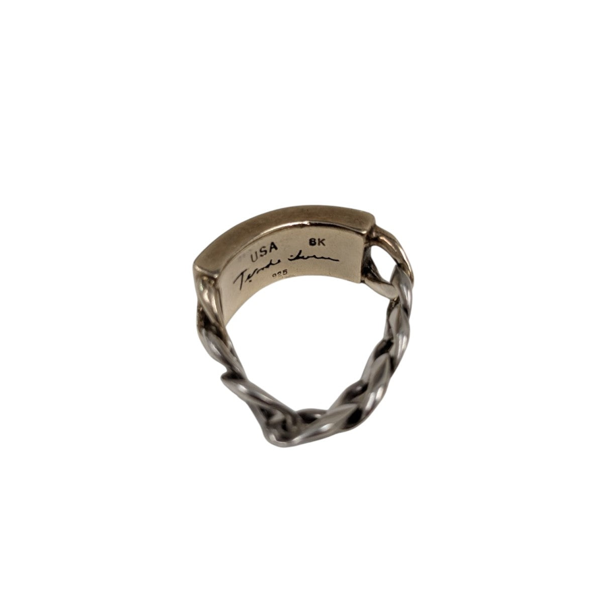 TENDERLOIN(テンダーロイン) IDリング ゴールド×シルバー サイズ 21号