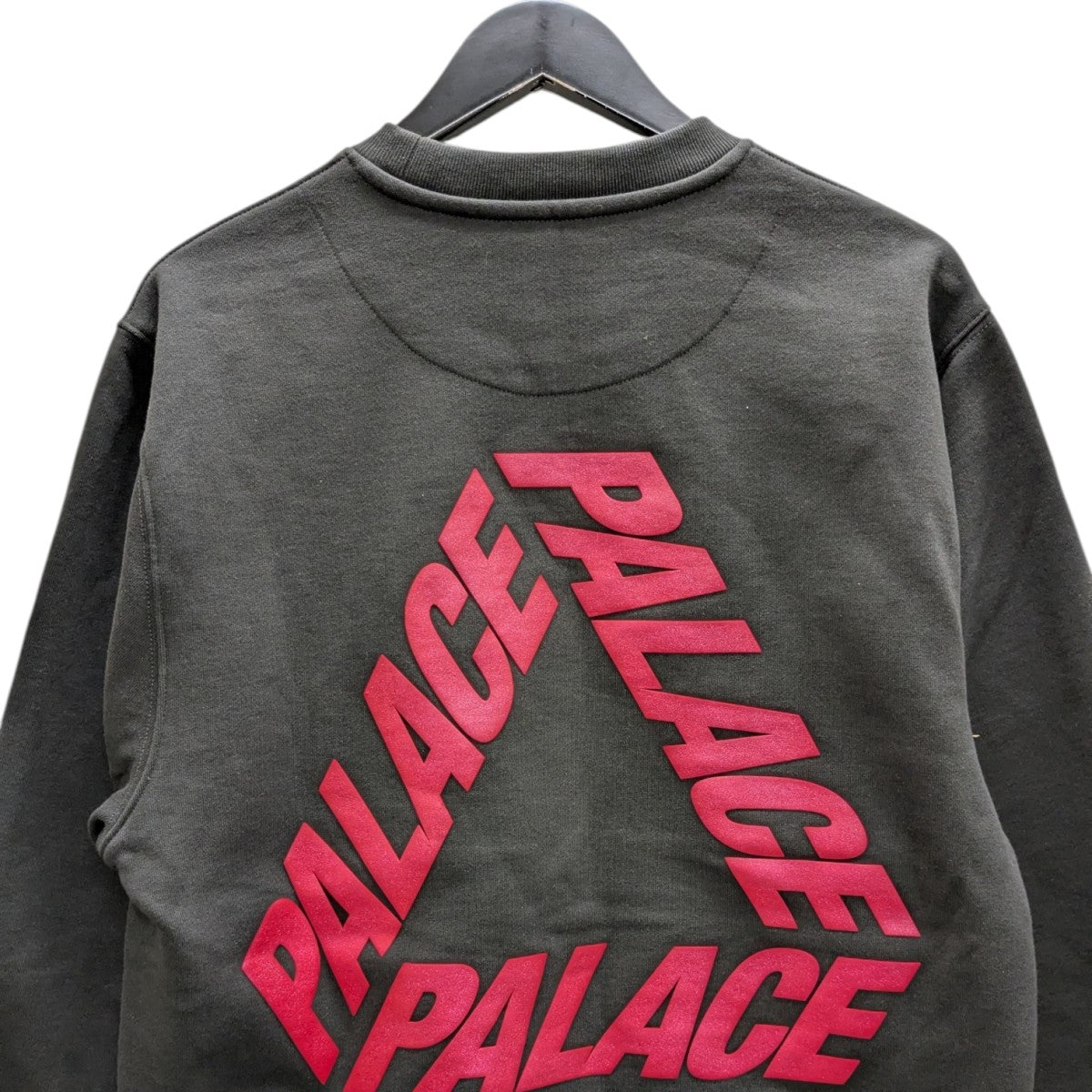 PALACE(パレス) P3 GLITTER CREWグリッターロゴスウェット ブラック