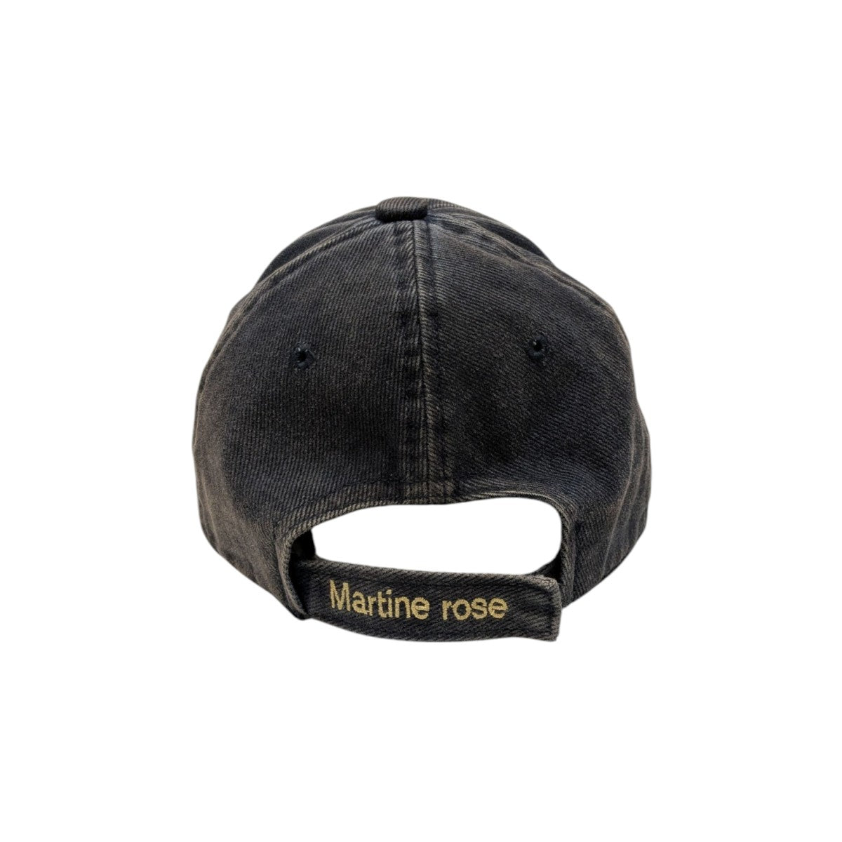 Martine rose(マーティンローズ) rose cut peak capロゴキャップ