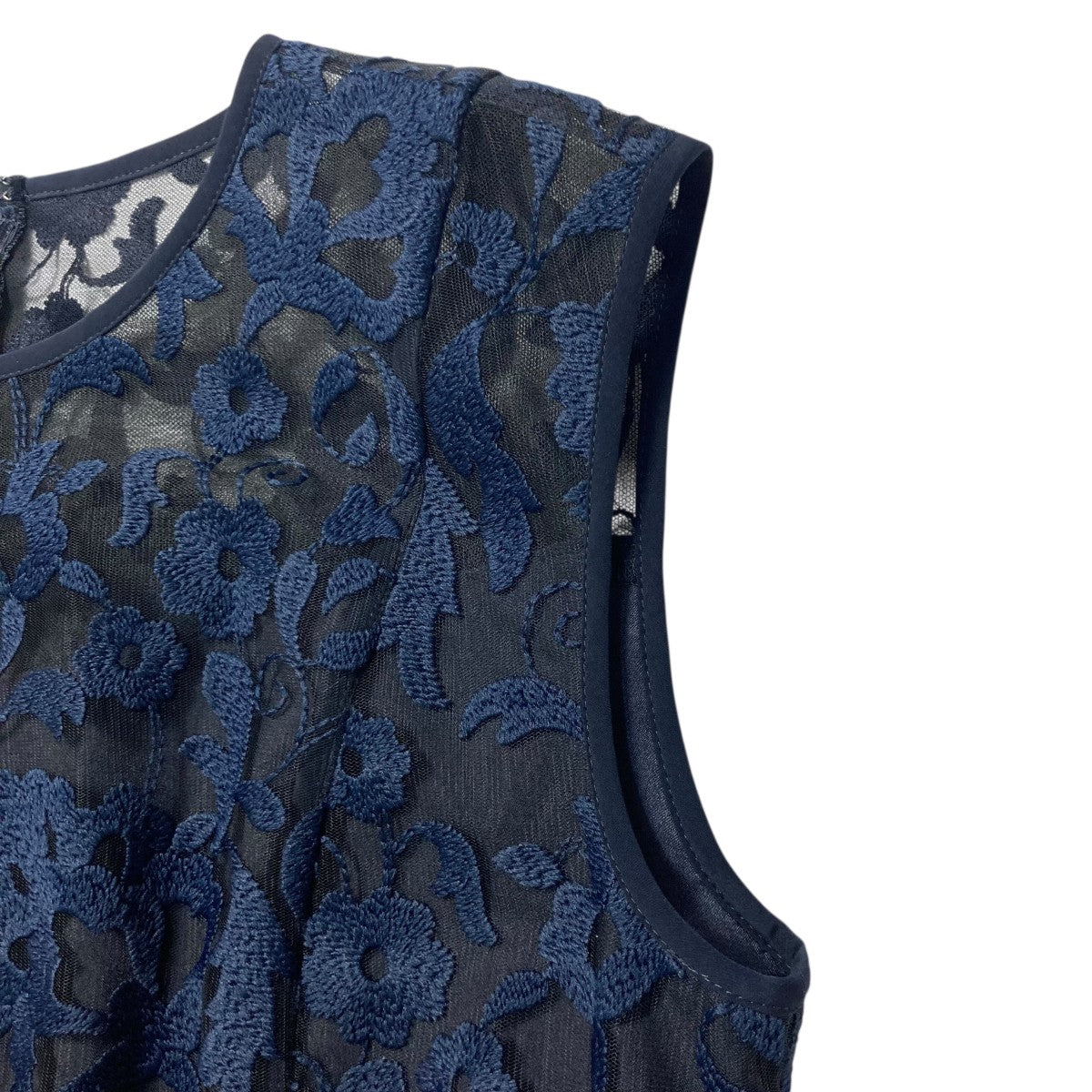 ANAYI(アナイ) ホップフラワーレースフレア ワンピース花柄レース