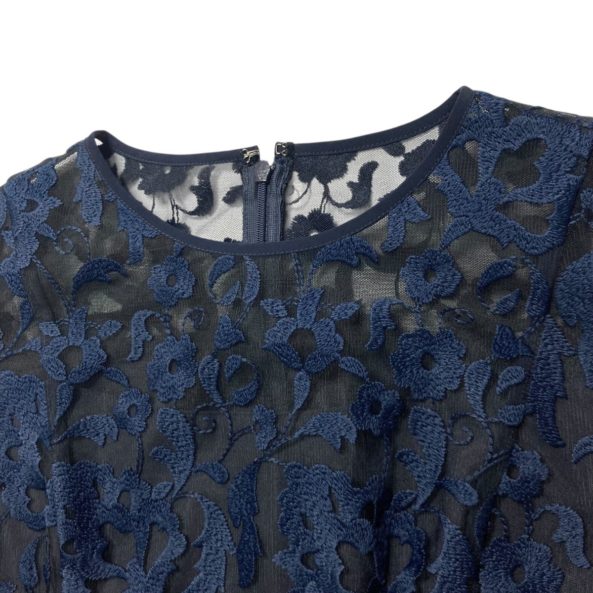 ANAYI(アナイ) ホップフラワーレースフレア ワンピース花柄レース