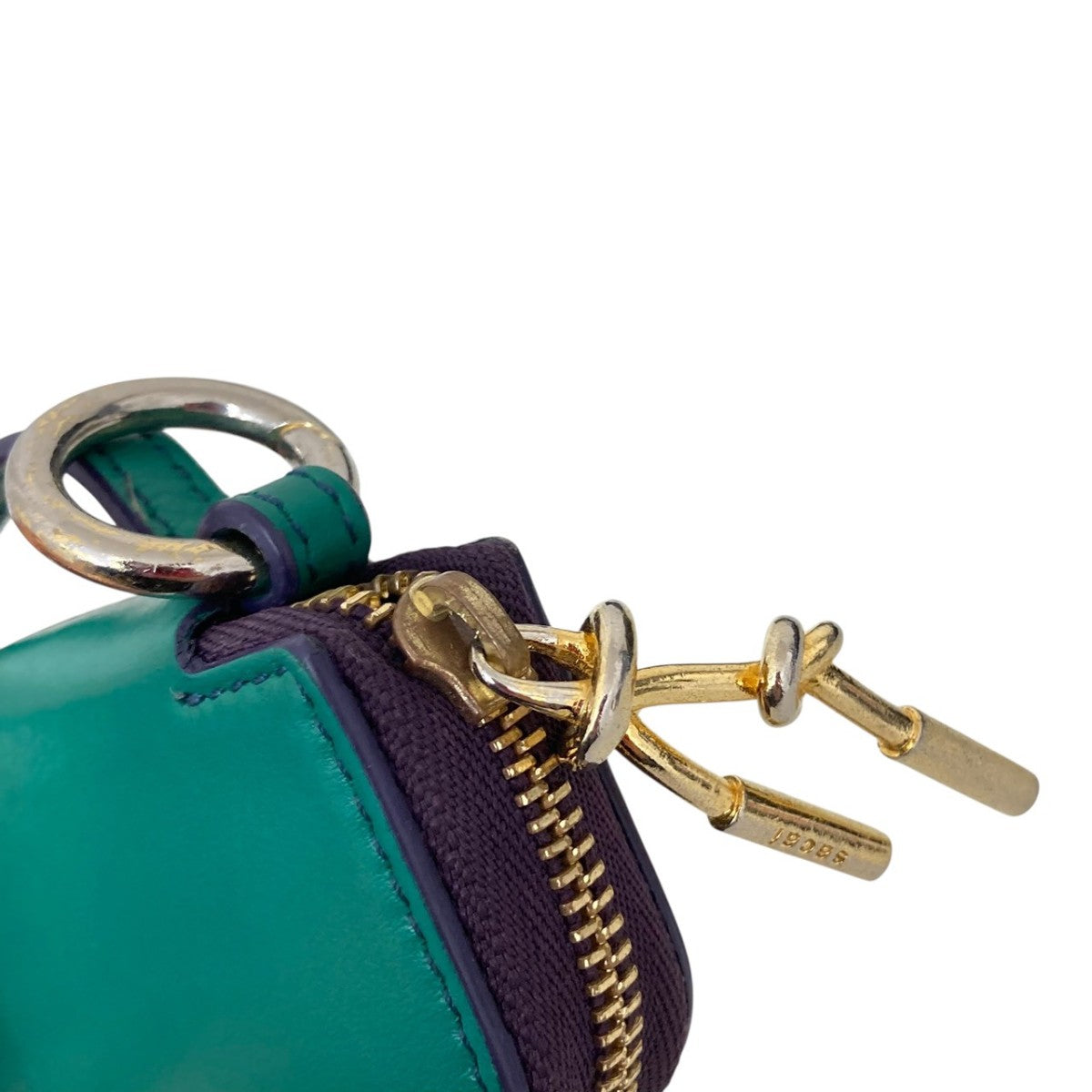 sacai(サカイ) バイカラーキーケース グリーン×パープル｜【公式