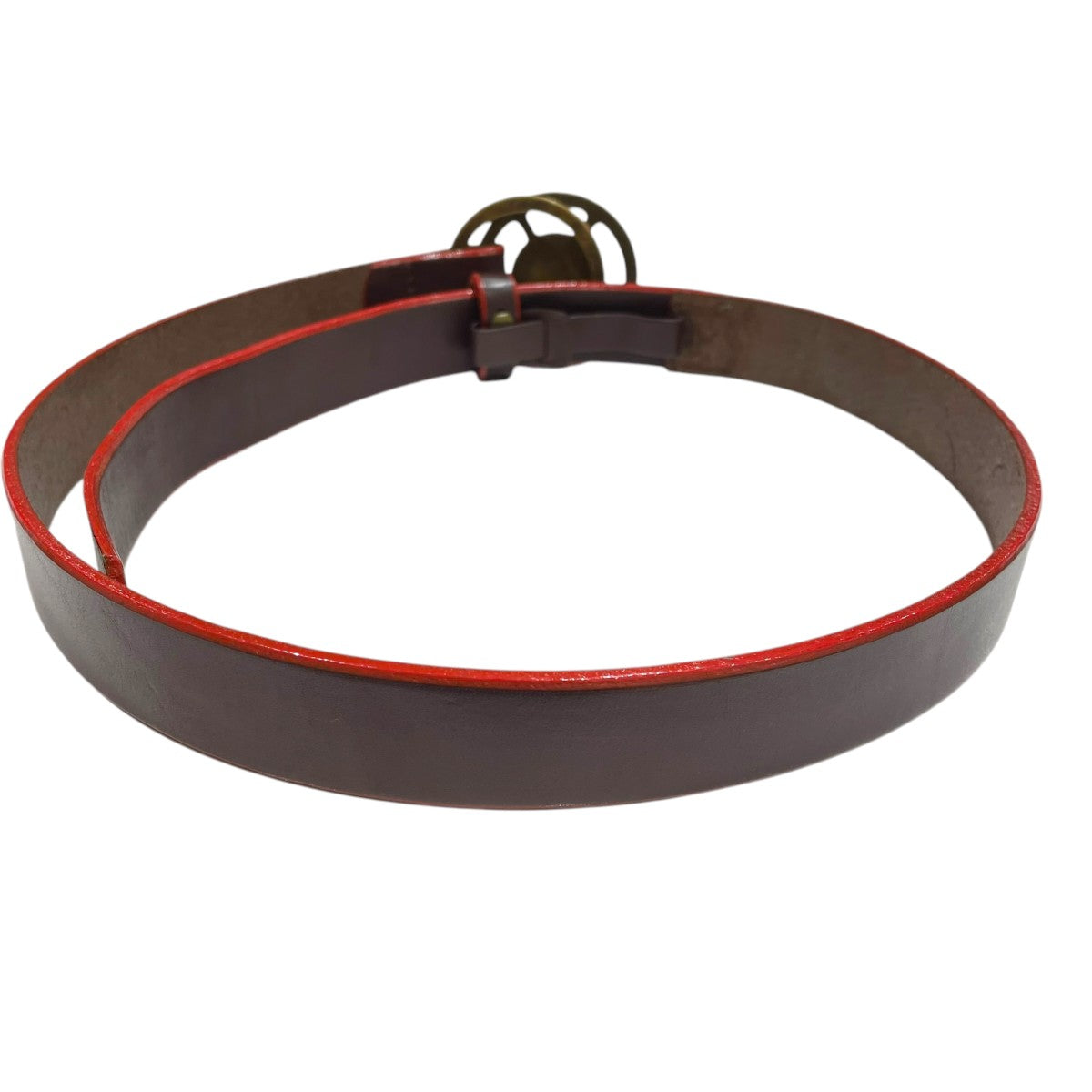 Jean Paul GAULTIER(ジャンポールゴルチェ) レザーベルト レッド