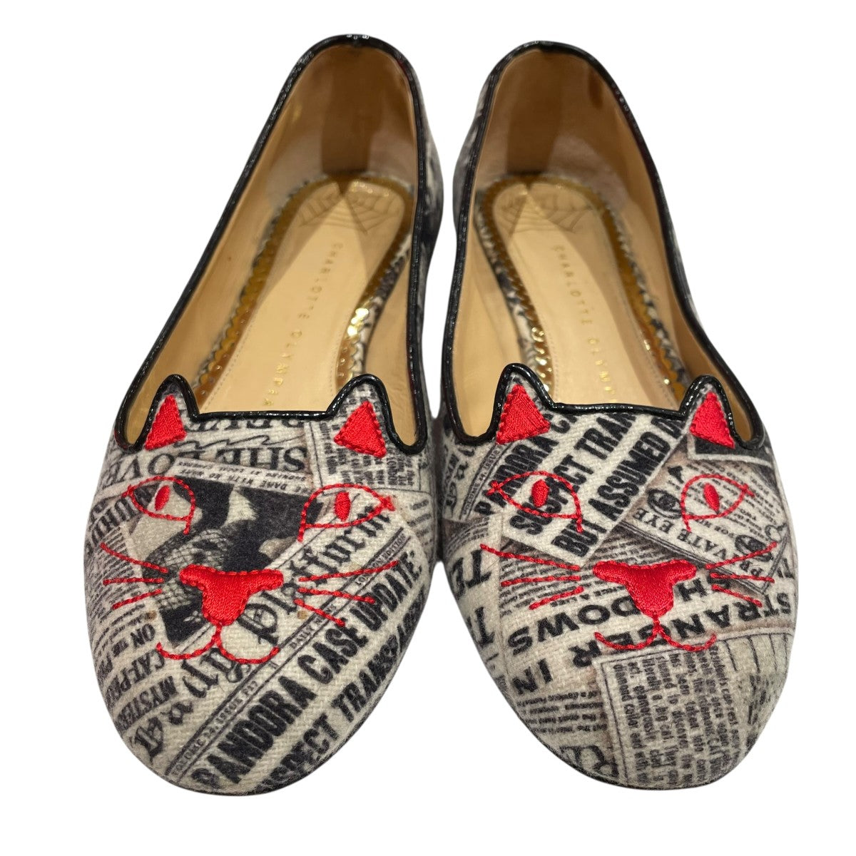 Charlotte Olympia(シャーロット オリンピア) KITTY FLATSパンプス