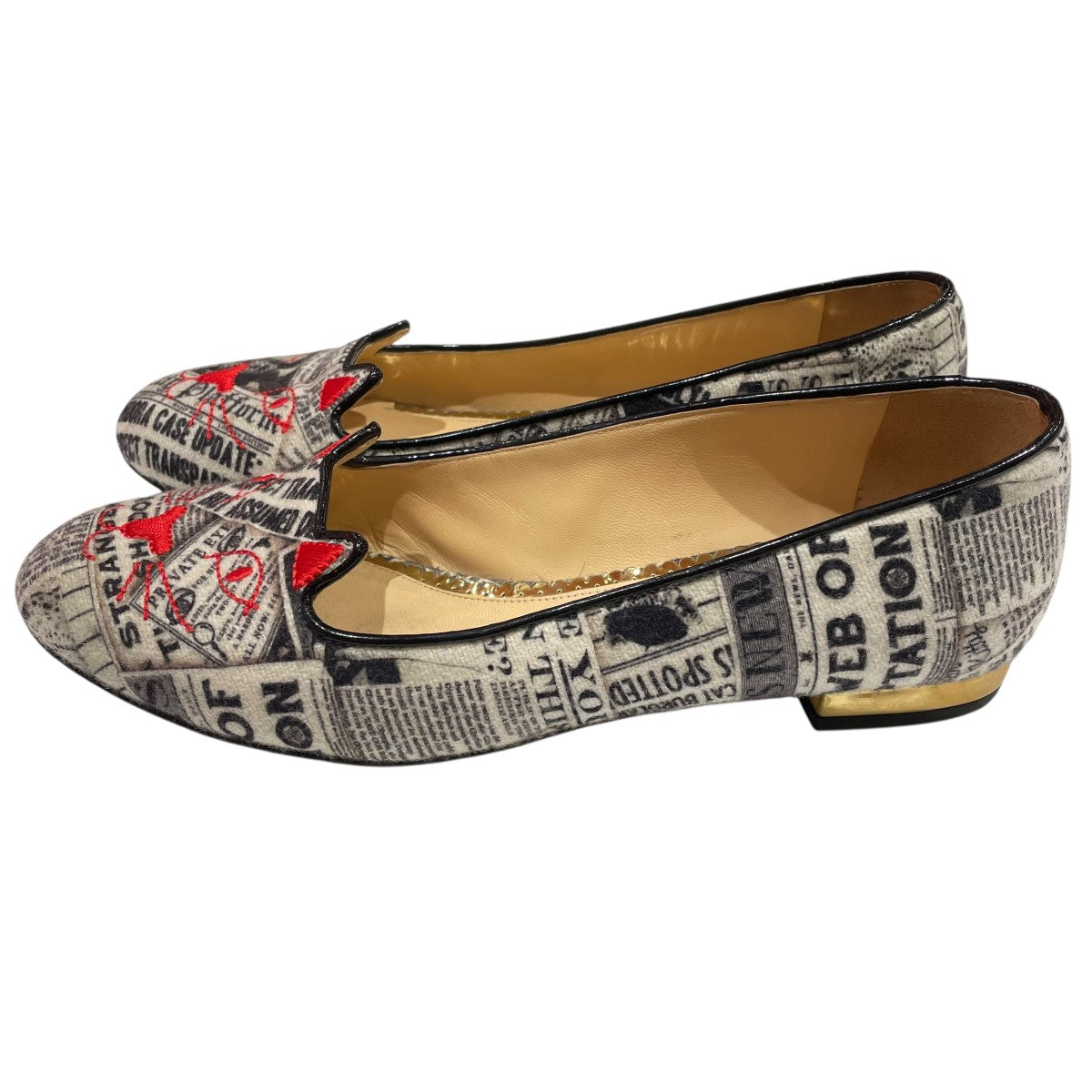 Charlotte Olympia(シャーロット オリンピア) KITTY FLATSパンプス