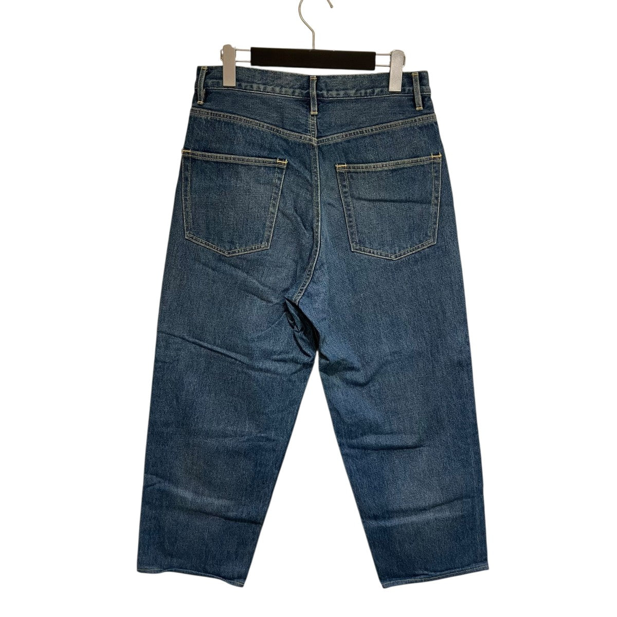 AURALEE(オーラリー) WASHED HARD TWIST DENIM WIDE PTデニムパンツ