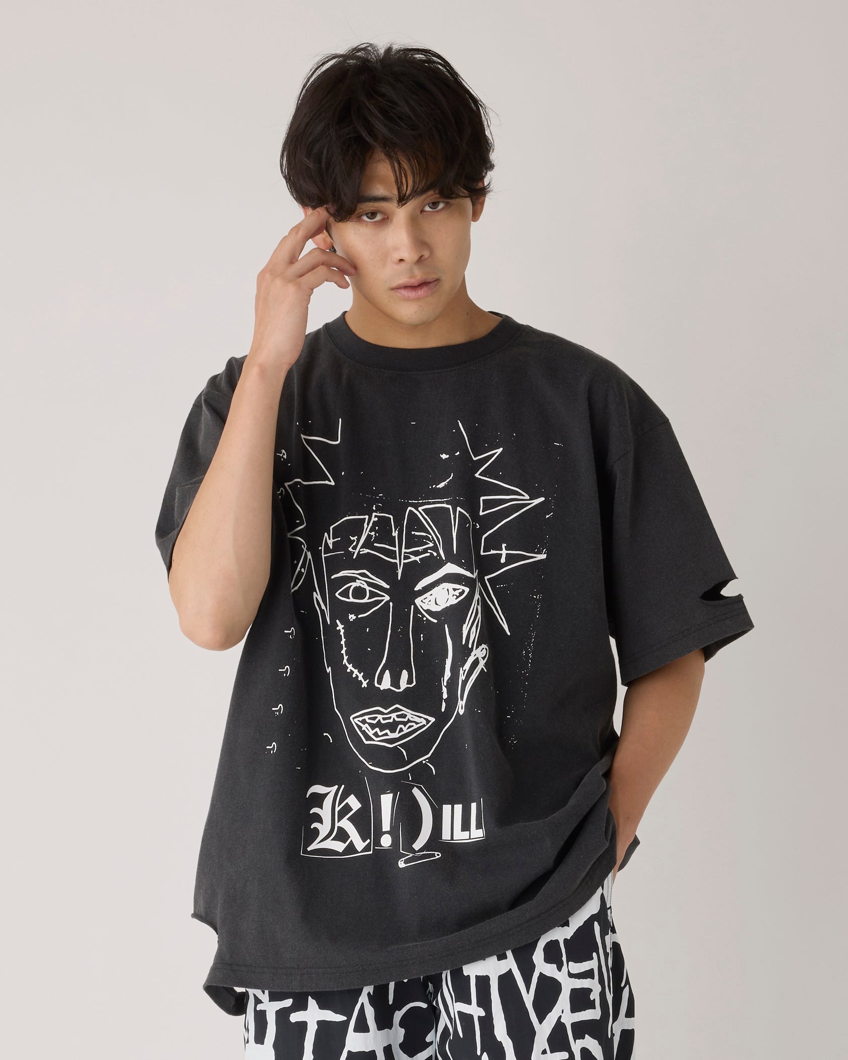 キディル】PUNK BOY DESTROY T-SHIRT BIO WASHING – GQ SHOP