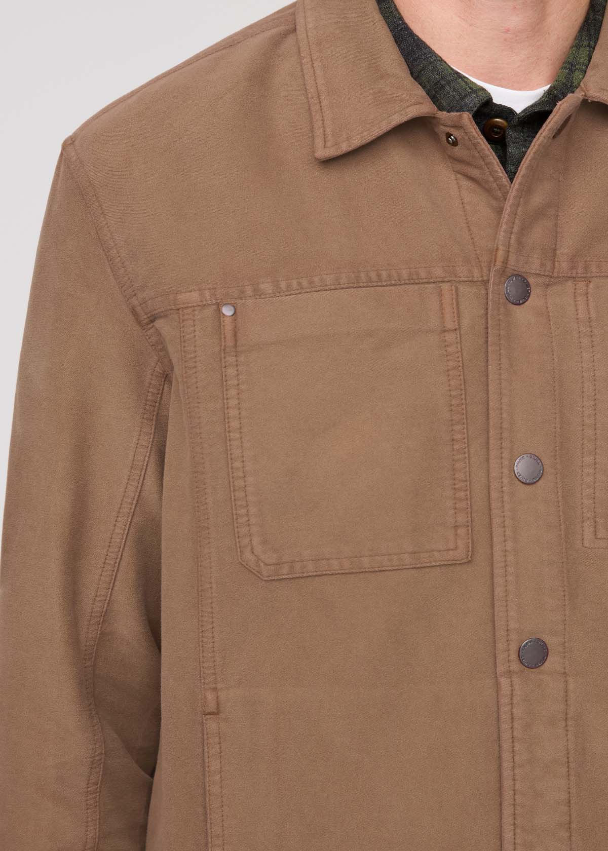 Men's Dark Walnut Moleskin Jacket