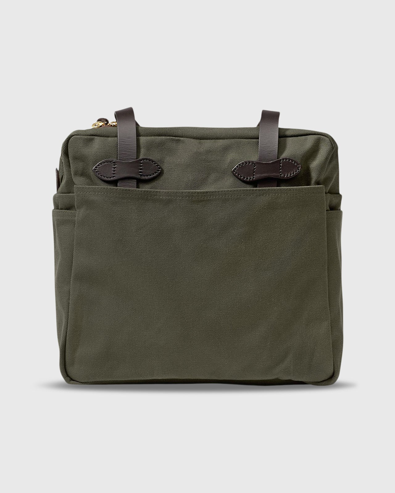 Zip-Top Tote Bag in Otter Green | Shop Mashburn