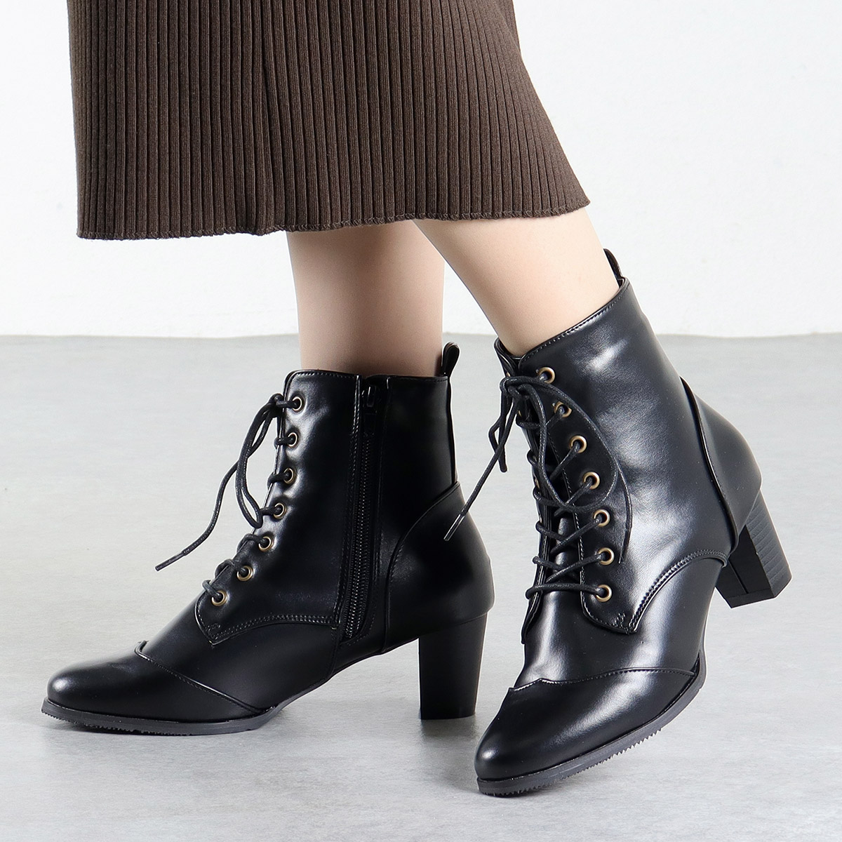 LibertyDoll（リバティードール） ブーツ レディース ショート 黒 5.5