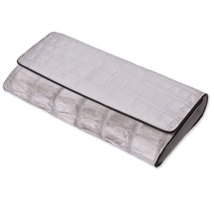 MGSABLE 長財布 クロコダイル レディース メンズ ヒマラヤ かぶせ 金運