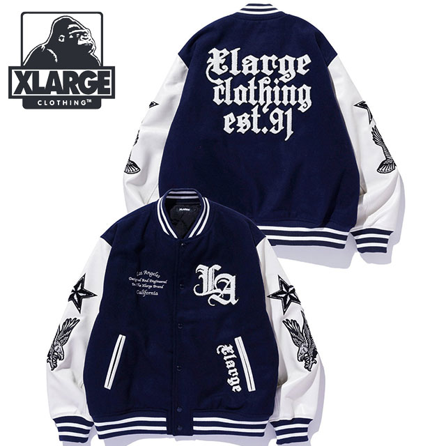 XLARGE（エクストラ ラージ） バーシティジャケット 101254021004 FW25