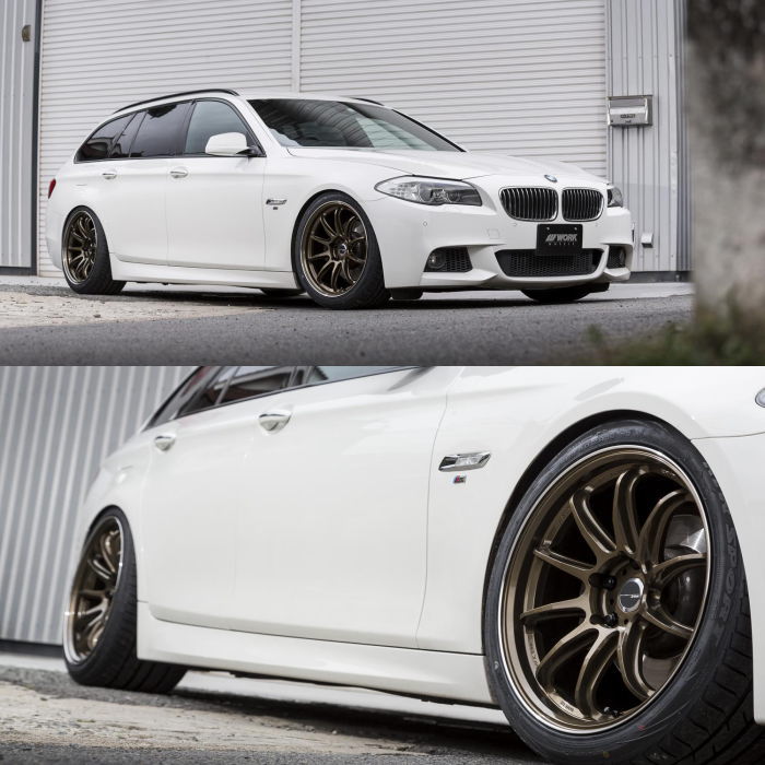 WORK 17インチ 4穴 100 7J WORK EMOTION ZR10 チタンダイヤリップ