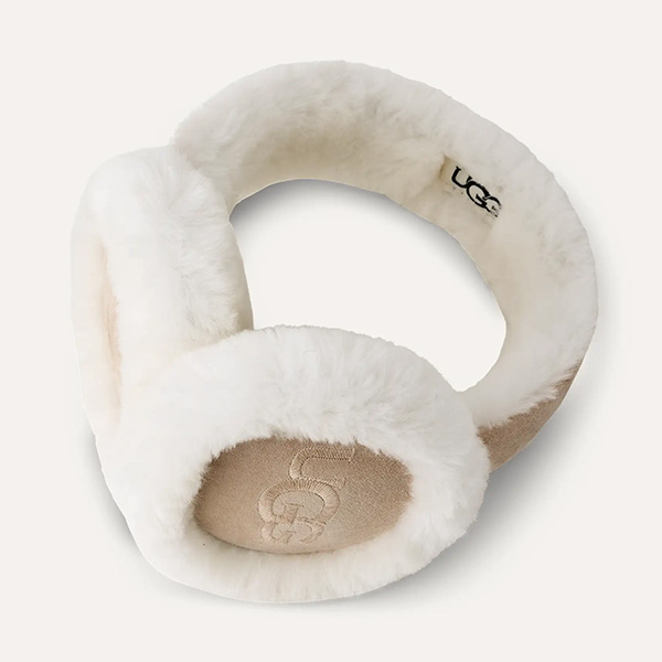 UGG（アグ） レディース イヤーマフ 耳あて シープスキン エンブロイ