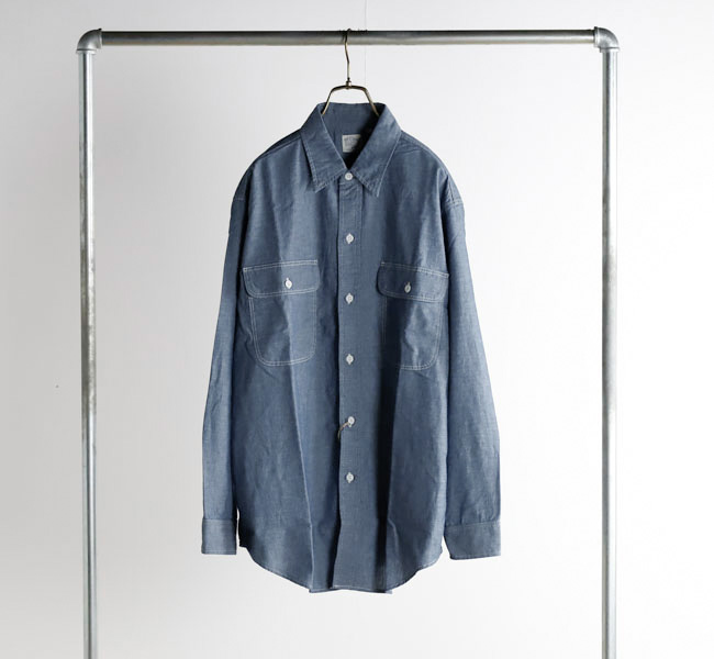 orslow オアスロウ 01-8064-84 シャンブレーワークシャツ CHAMBRAY