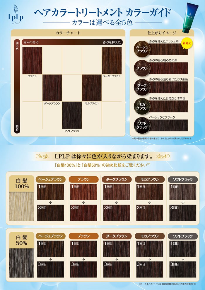 LPLP（ルプルプ） ヘアカラートリートメント(ベージュブラウン)200g