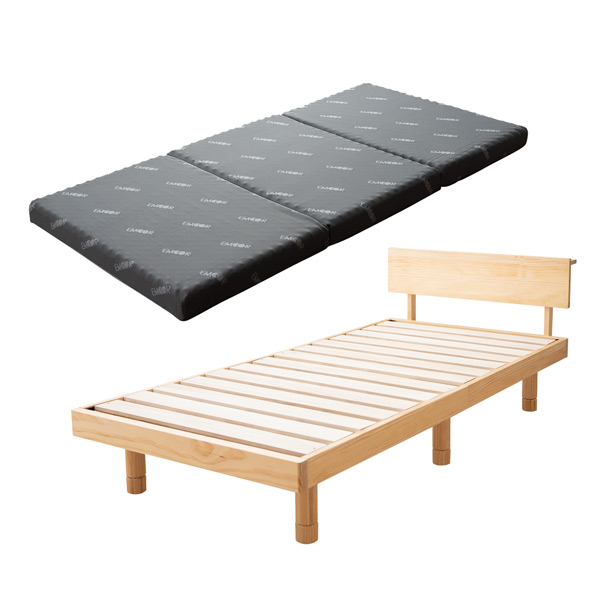 EMOOR（エムール） すのこベッド マットレス セット シングル