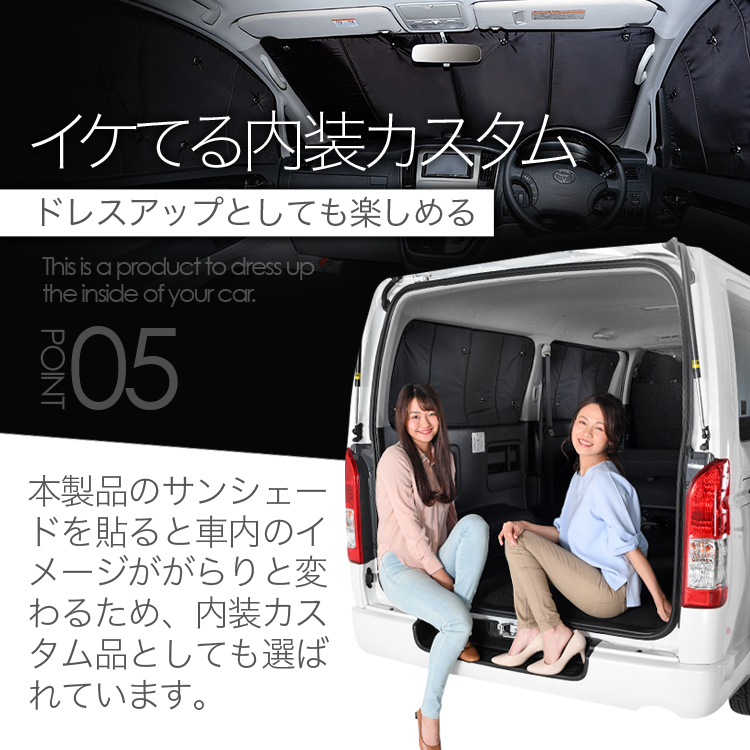 超P祭600円 新型 レヴォーグ VN5型 専用 サンシェード カーテン 車中泊