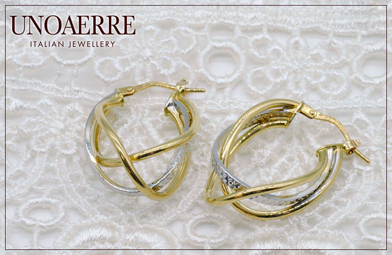 UNOAERRE（ウノアエレ） UNOAERRE K18YG/WG イエロー/ホワイトゴールド