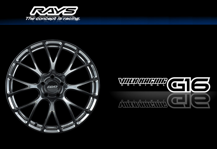 RAYS レイズ VOLK RACING ボルクレーシング G16 Shining Black Metal