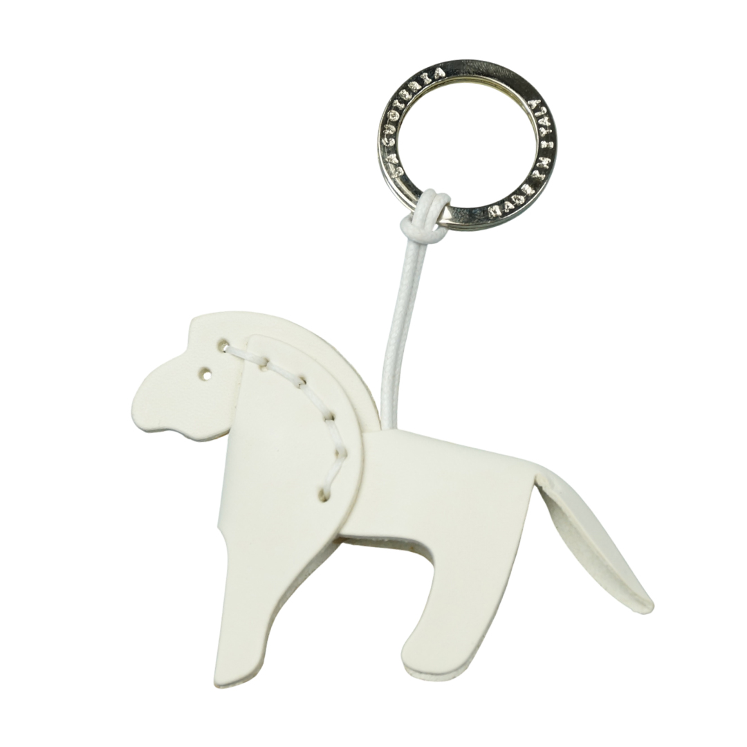 La cuoieria（ラ・クオイエリア） レザーキーホルダー ウマ 馬 干支