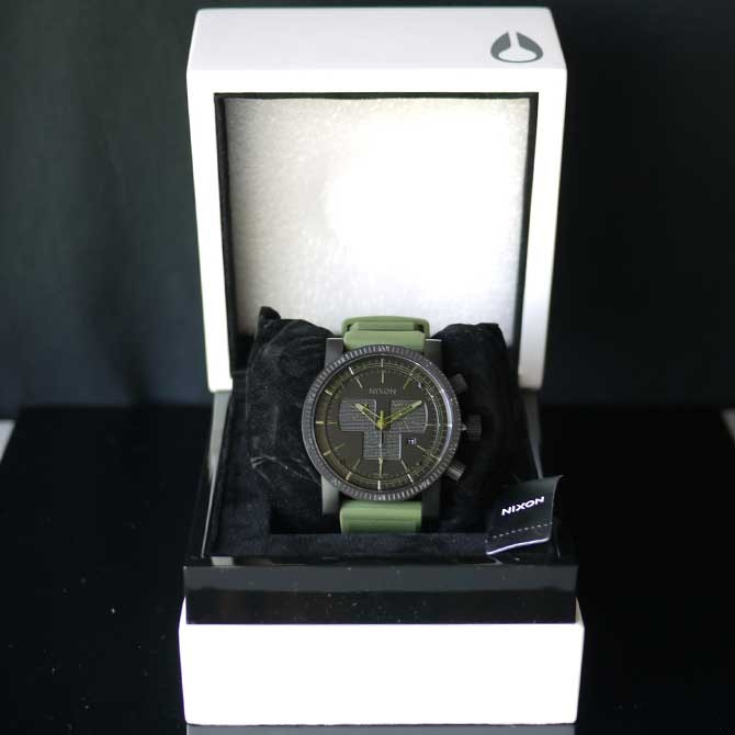 NIXON（ニクソン） 腕時計 メンズ マグナコン 黒/緑 ブラック アナログ