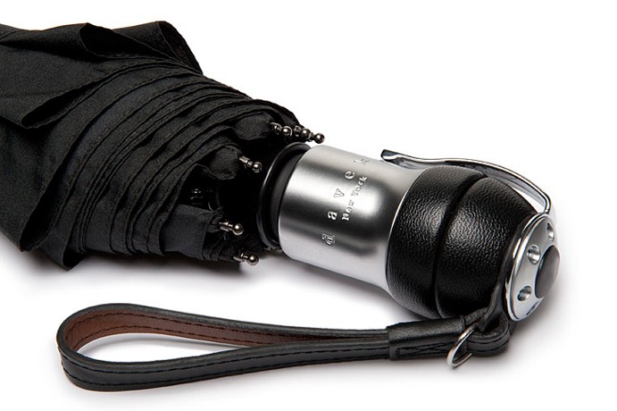 ダベック ソロ 自動開閉式 折りたたみ傘 生涯保証付 ブラック黒