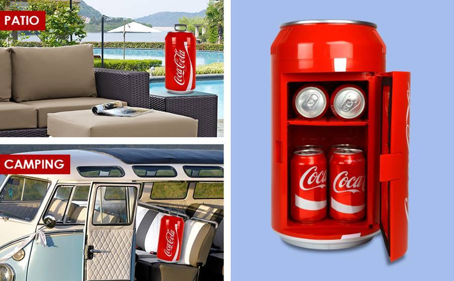 Coca Cola（コカコーラ） 保冷庫 缶型タイプ 8缶 車でも使える 冷蔵庫
