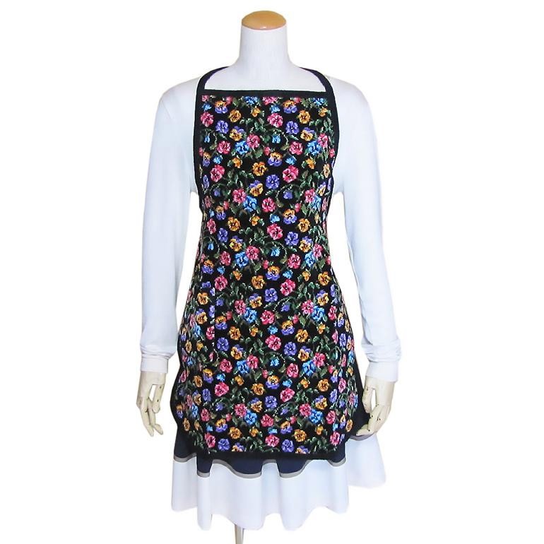 feiler（フェイラー） エプロン FATIMA PETIT ファティマプチ ブラック