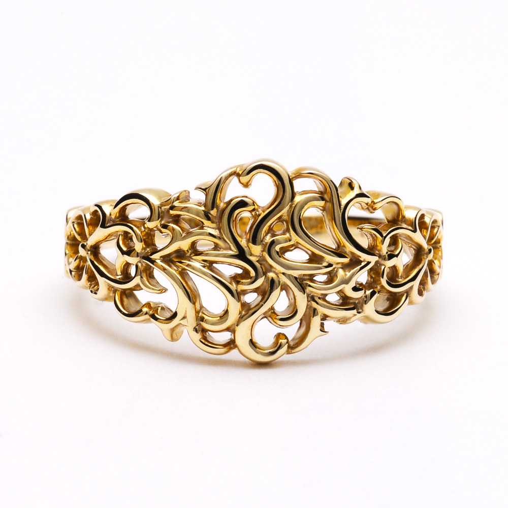 ALOHA MANA（アロハマナ） ゴールドリング 10金 K10 指輪 イエロー