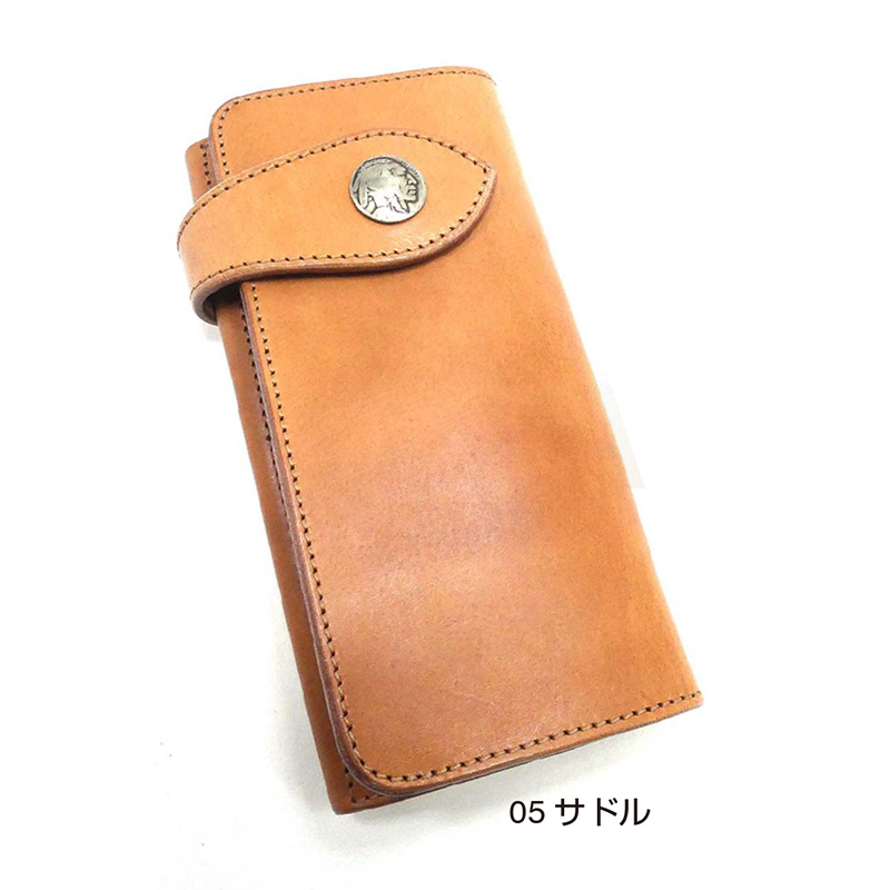 二つ折り長財布 サドルレザー メンズ レディース 長 ロング 革 レザー