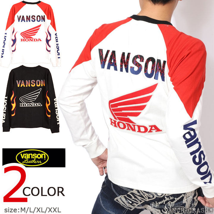 VANSON（バンソン） 24h限定P最大17倍!3/5pm23:59迄 VANSON HONDA ロン