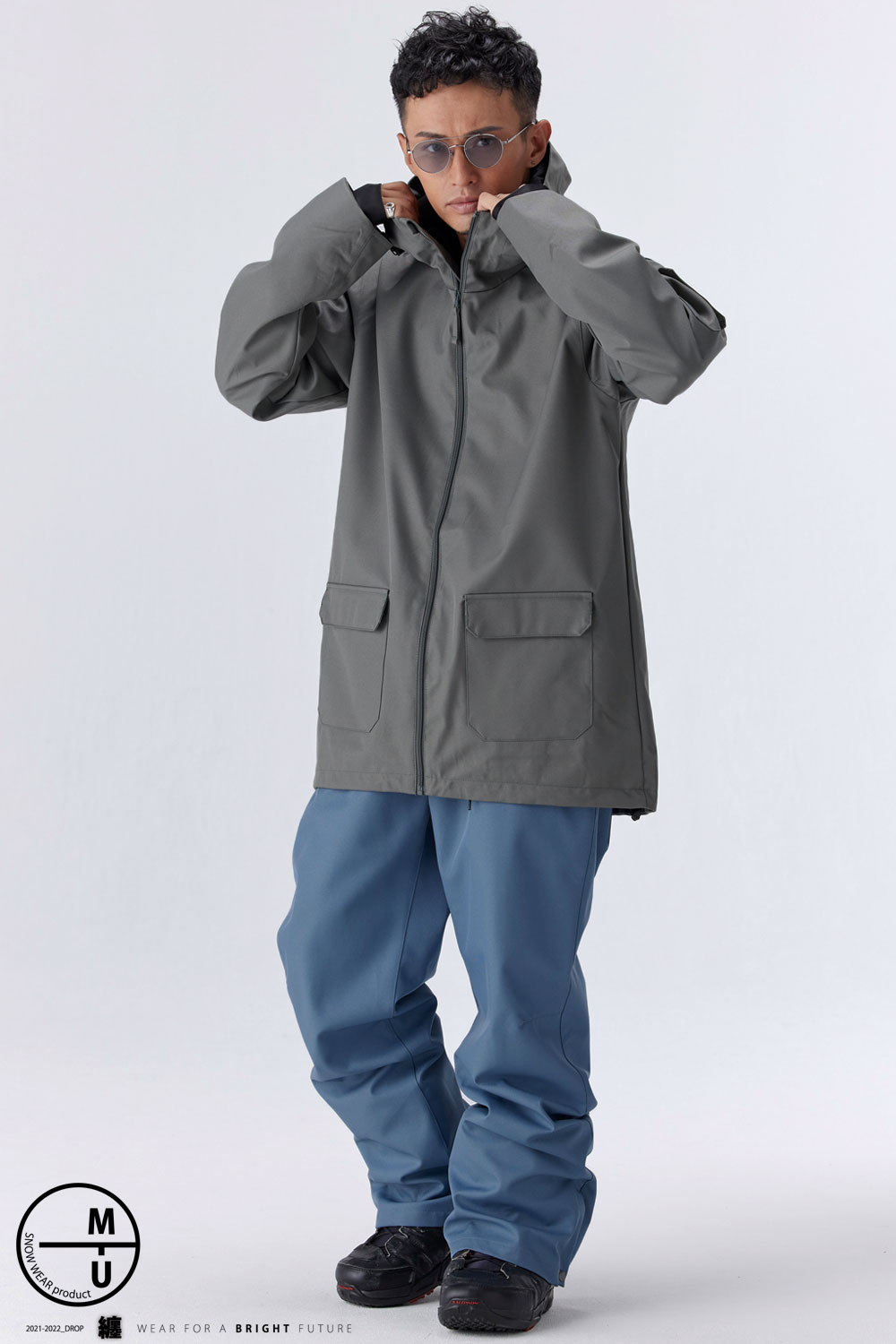 リアリズム スノーボード ウェア メンズ レディース 上下 セット