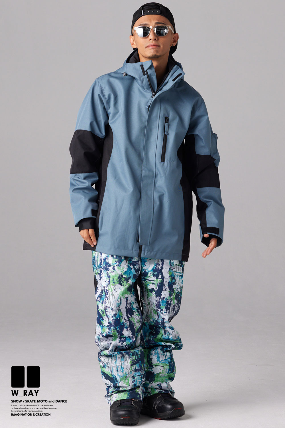 リアリズム スノーボード ウェア メンズ レディース 上下 セット