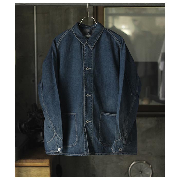 アプレッセ A.PRESSE デニム カバーオールジャケット (23AAP-01-23M