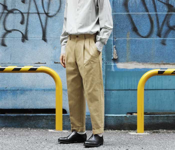 Scye（サイ） SCYE BASICS サイベーシックス サンホアキンチノ 2タック