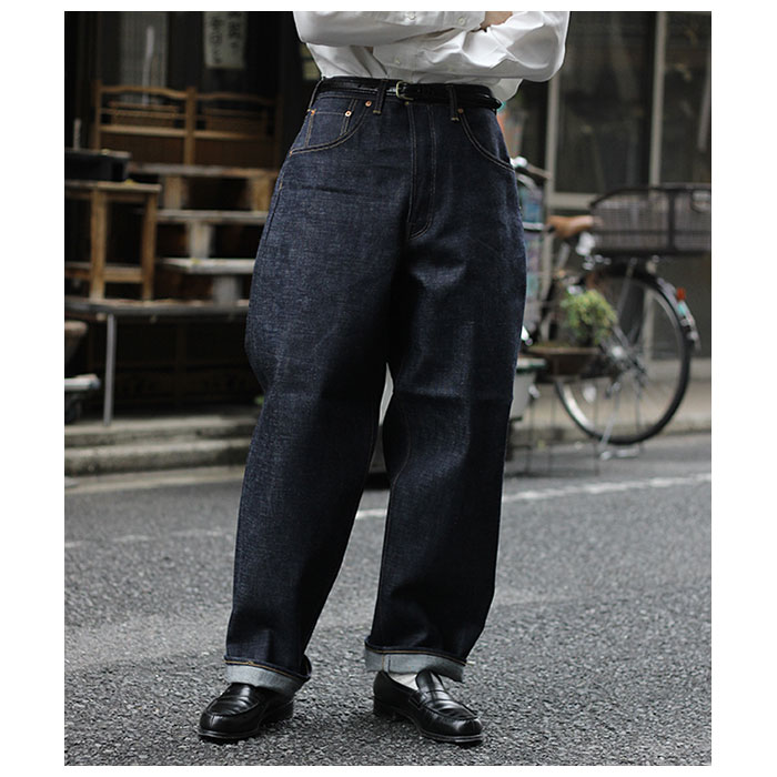 Scye（サイ） SCYE BASICS サイベーシックス Selvedge Denim Wide Leg