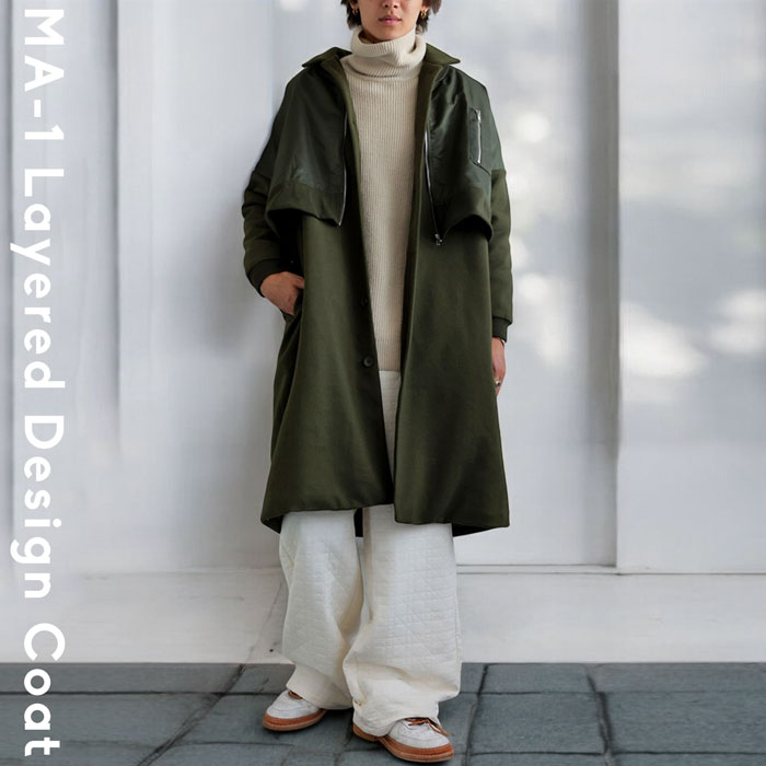 antiqua（アンティカ） ドッキングコート コート メンズ アウター 長袖